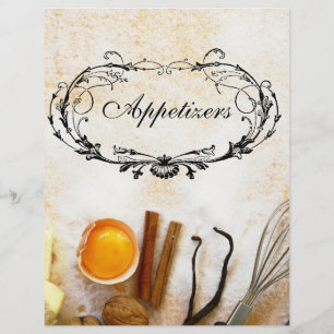 Épices Et Ustensiles Recette Classeur Dividers
