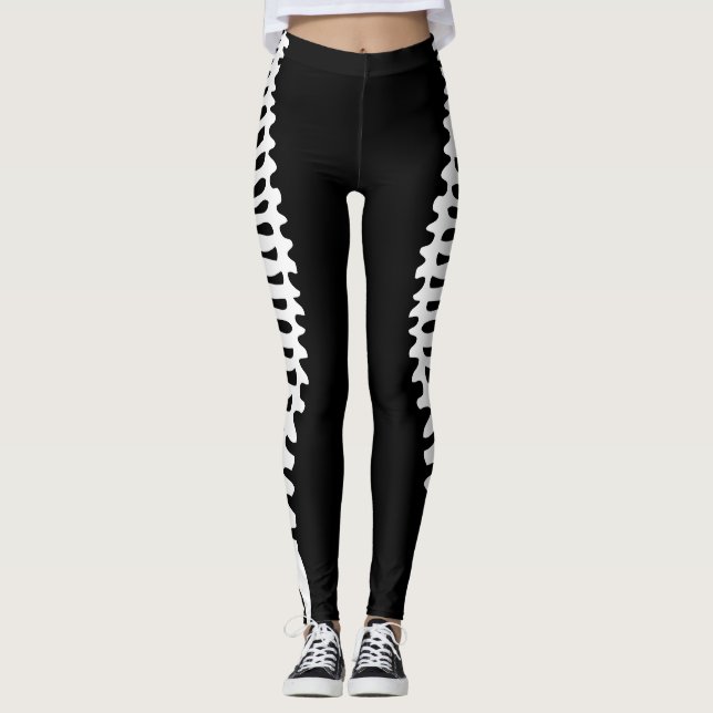 Épine squelettique reflétée legging avec des (Devant)