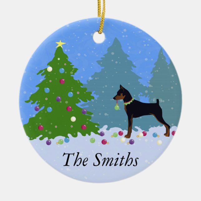 Épingle dans la forêt Décoration de l'arbre de Noë (Devant)