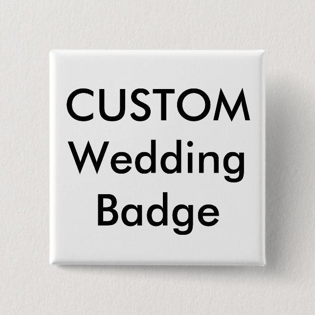 Épingle de Badge Carré 2" Personnalisé (Devant)