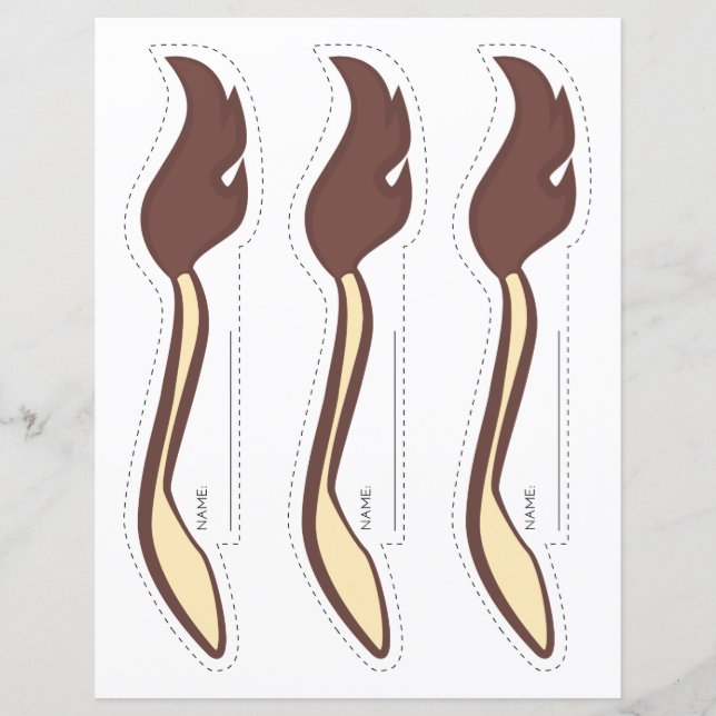 Épingler la queue sur la Giraffe - TAILS (8.5x11) (Devant)