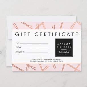 Épingles à cheveux en or rose chic Cadeau pour sty