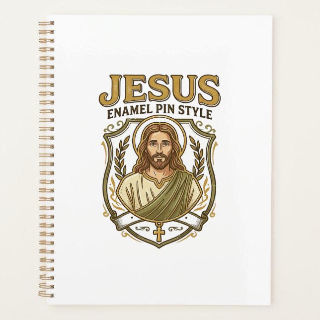 Épinglette en émail Jésus Style Épinglette en émai (Devant)