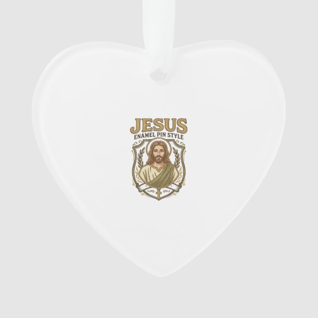 Épinglette en émail Jésus Style Épinglette en émai (devant)