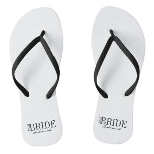 Épouse de mariée de l'équipe des tongs de la fête