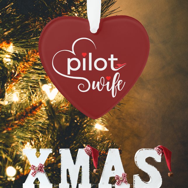 Épouse de pilote Typographie & Avion Simple,Minima (Créateur téléchargé)