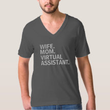 "ÉPOUSE. MAMAN. ASSISTANT VIRTUEL." T-shirt