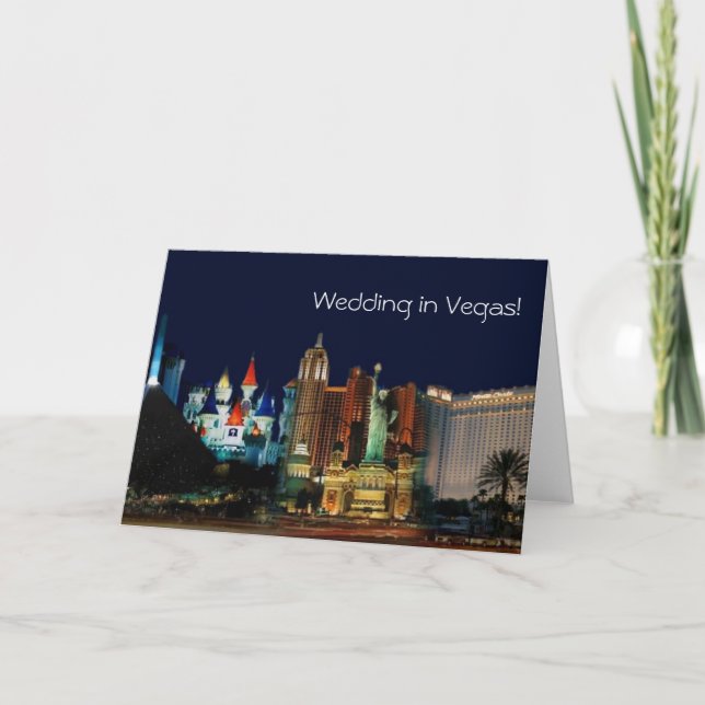Épouser à Vegas ! Carte (Devant)