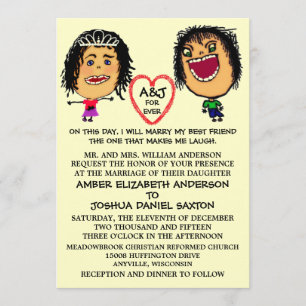 Épouser mon invitation de mariage BFF