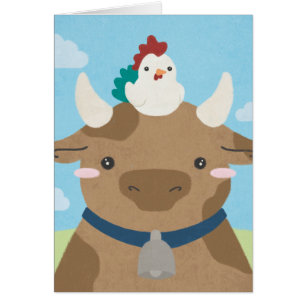 Épouses - Vache et poussin