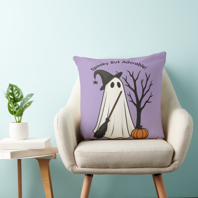 Épouvantable mais adorable | Coussin d'Halloween d (Chaise)