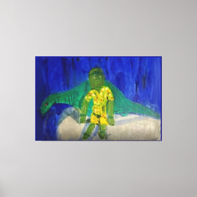 Épouvantail avec impression sur toile étirée Bront (Recto)