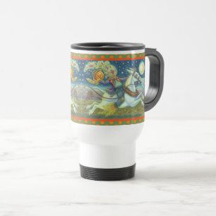 ÉPouvantail CAVALIER SANS TÊTE, TASSE POUR TRAVAIL