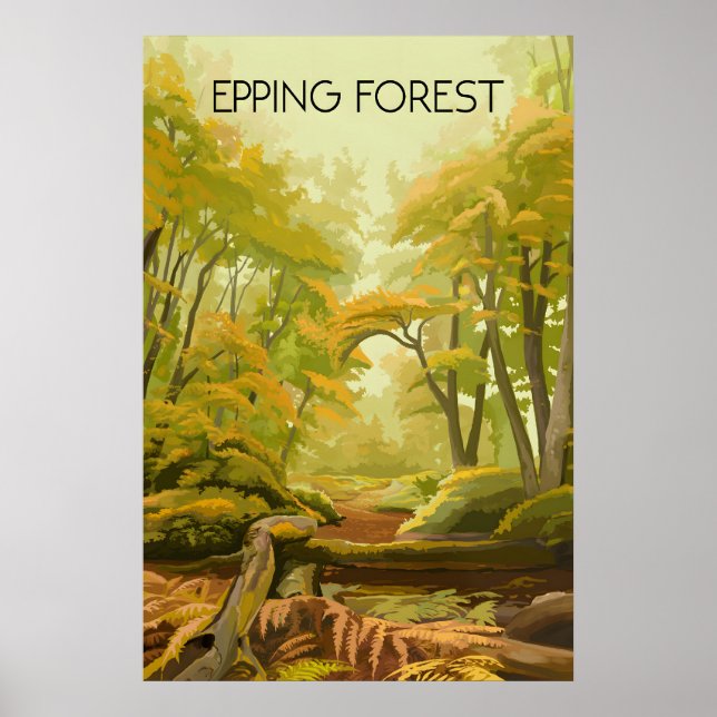 Epping Forest Travel Poster (Devant)