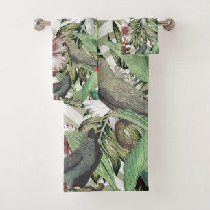 Épuisement luxuriant avec oiseaux T
