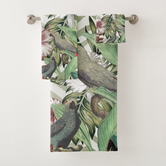 Épuisement luxuriant avec oiseaux T (En situation)
