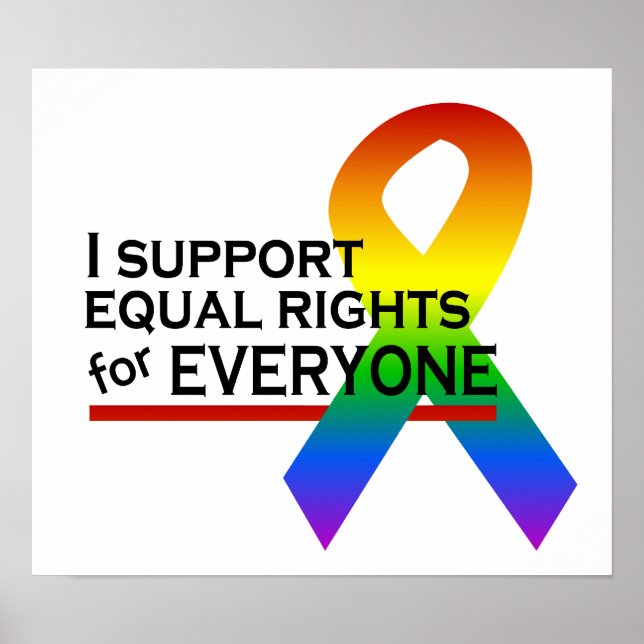 Equal Rights Supporter poster (Devant)
