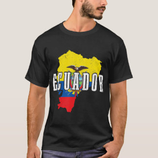 Equateur Carte Fierté Drapeau Equatorien T-shirt