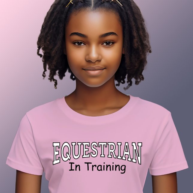 Equestre en T-shirt rose (Créateur téléchargé)
