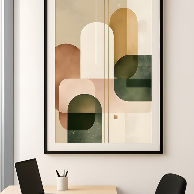 Équilibre Géométrique - Art Mural Abstrait Moderne (Créateur téléchargé)
