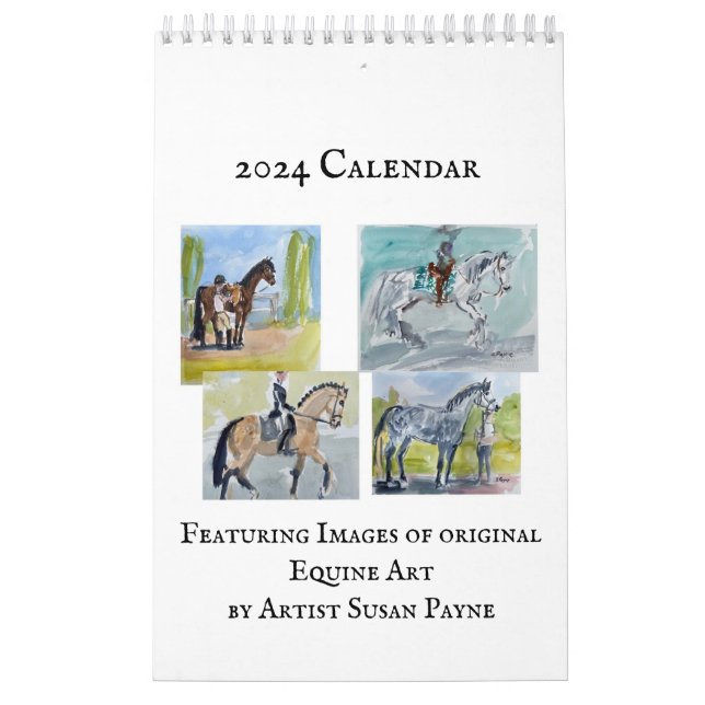Equine Art S. Payne Calendrier d'une page (Protection)