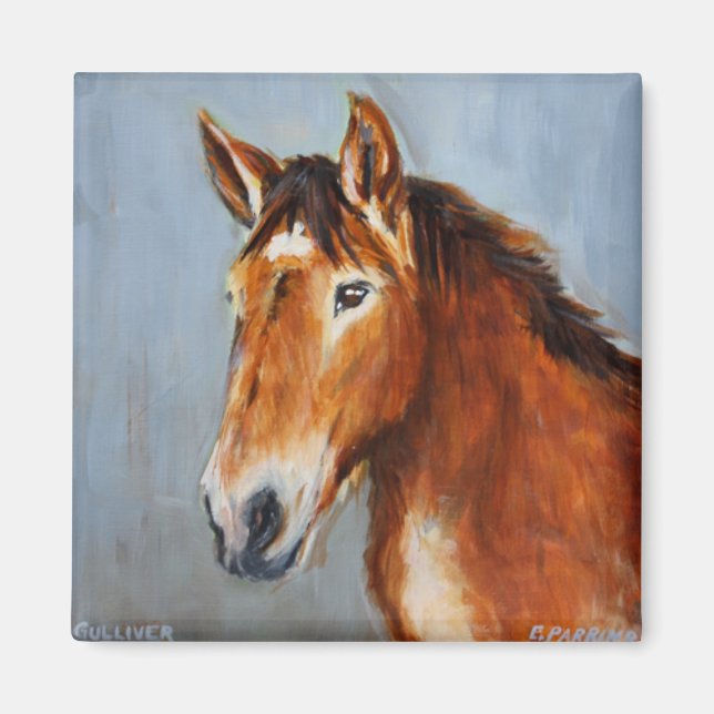 Equine Voices Gulliver Magnet (Devant)