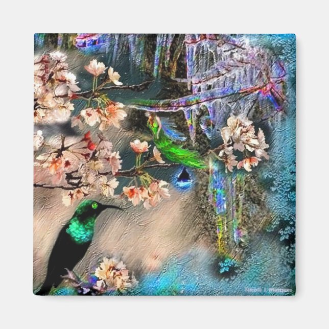 Équinoxe de printemps, aimant (Devant)