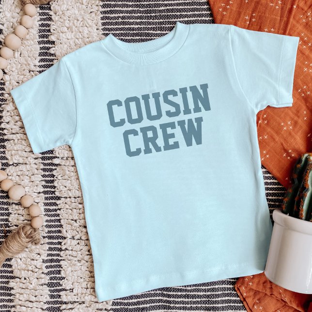 Équipage Cousin | T-shirt bébé Dusty Blue Kids (Créateur téléchargé)