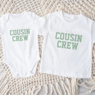 Équipage Cousin   T-shirt bébé enfant Sage