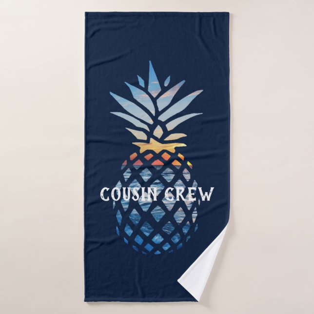 Équipage de Cousins Fête de Famille à la Plage d'É (Serviette de bain)