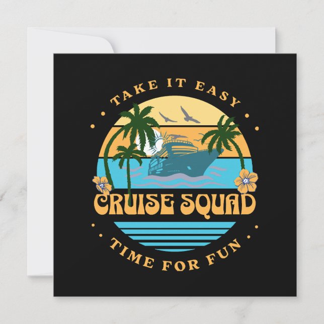 Équipage de croisière rétro (Devant)