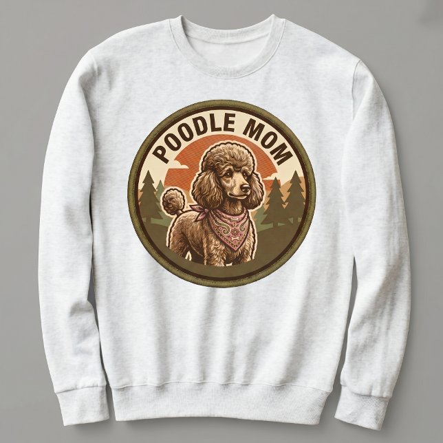 Équipage de maman caniche sweatshirt à capuche pou (Créateur téléchargé)