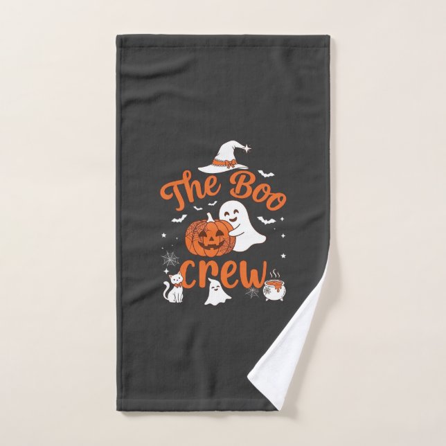 Équipage fantôme citrouille chapeau de sorcière ch (Serviette à main)