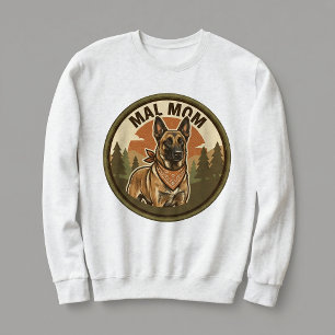 Équipage Mal Mom Sweatshirt Col Rond Malinois Belg