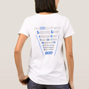 Équipe +100 femmes du T-shirt 2017 de jeu