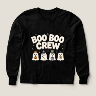 Équipe Boo Boo Chemise Halloween Sweat à Manches L