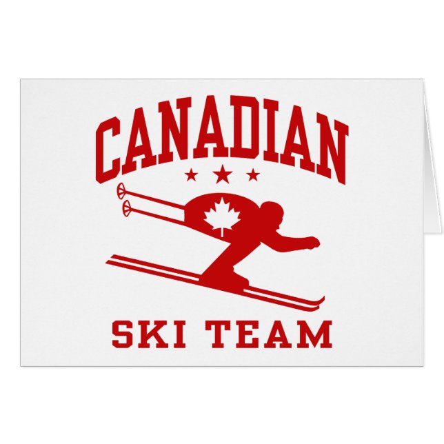 Équipe canadienne de ski (Devant horizontal)