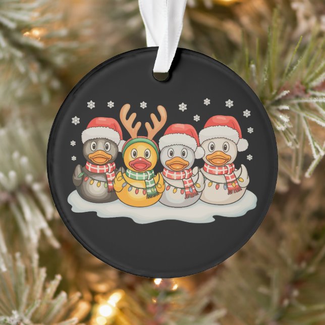 Équipe Canard en Caoutchouc Renne de Noël Lumières (Arbre)