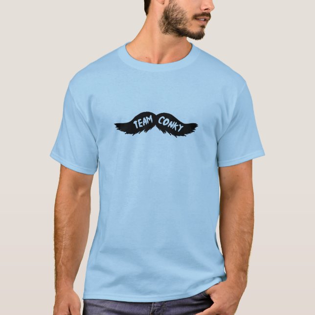 Équipe Conky Mustache - Tshirt (Devant)