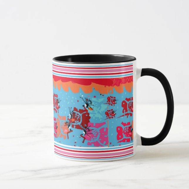 Équipe cycliste Fran Fish Mug (Droite)