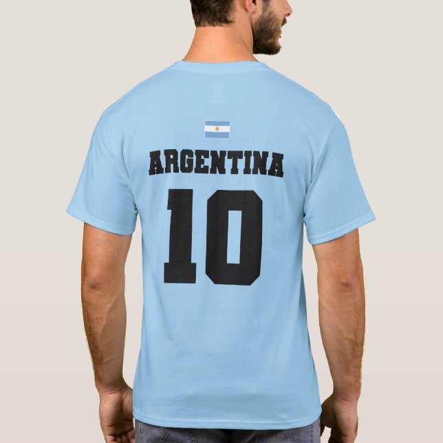 Équipe d'Argentine de football de football T-shirt (Dos)