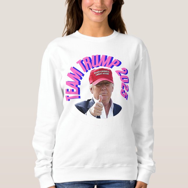 Équipe de base féminine Trump Sweatshirt (Devant)