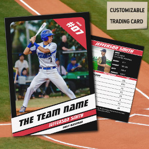 Équipe de baseball carte de commerce Sport cadeau 