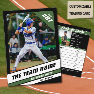 Équipe de baseball carte de commerce Sport cadeau