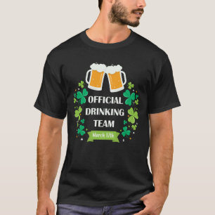Équipe de Boissons Officielle T-Shirt St Patrick's