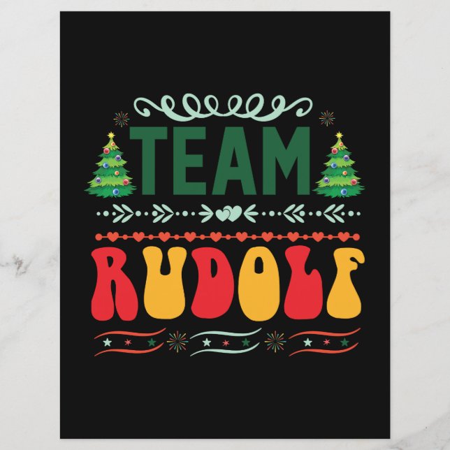 Équipe de cadeaux de Noël Rudolf (Devant)