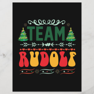Équipe de cadeaux de Noël Rudolf