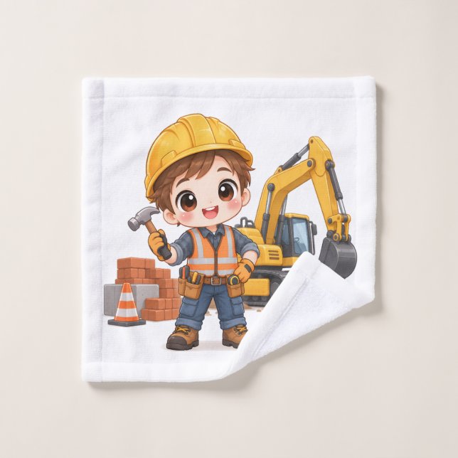 Équipe de construction junior (Gant de toilette)