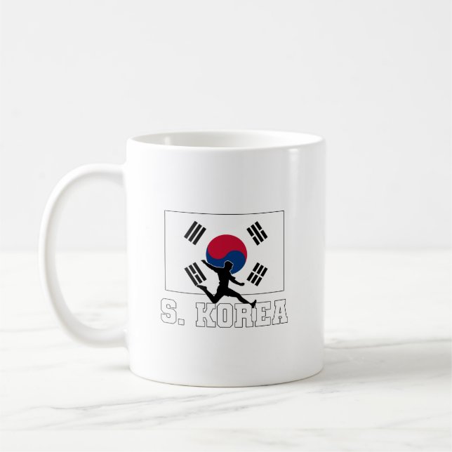 Équipe de Corée du Sud de football Café Mug (Gauche)