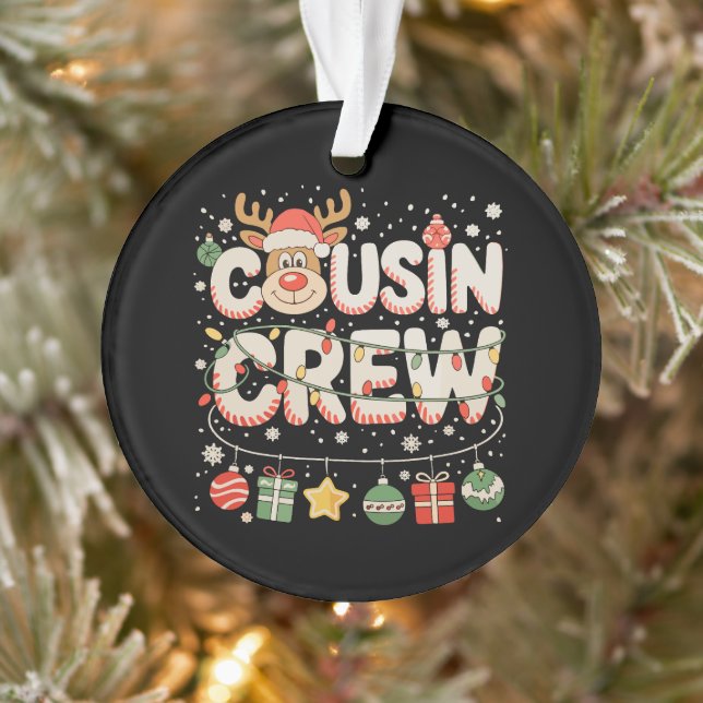 Équipe de cousins de Noël Renne Correspondant à la (Arbre)